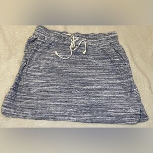 LOFT gray Heathered Skirt XS
